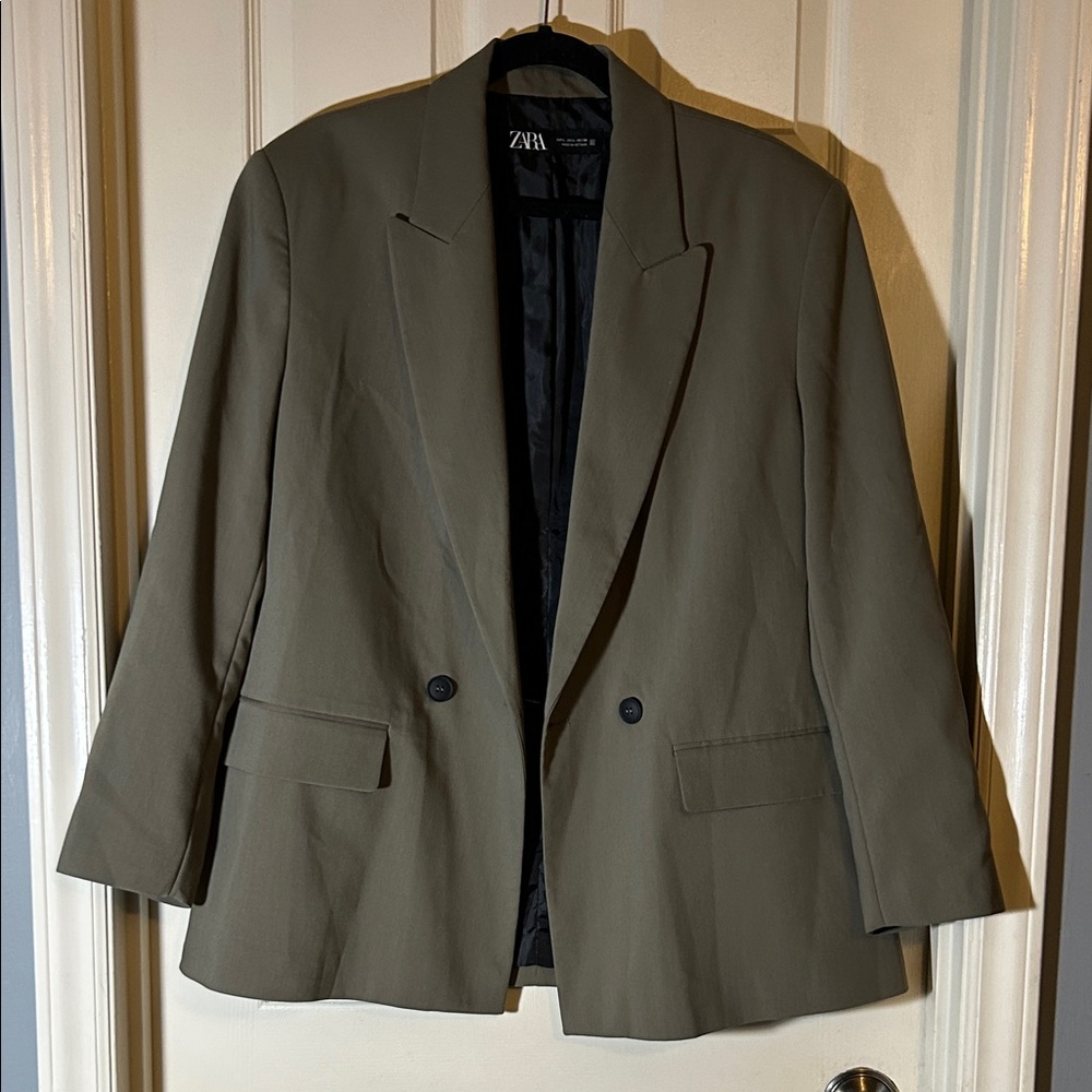 Zara Men's Khaki Blazer